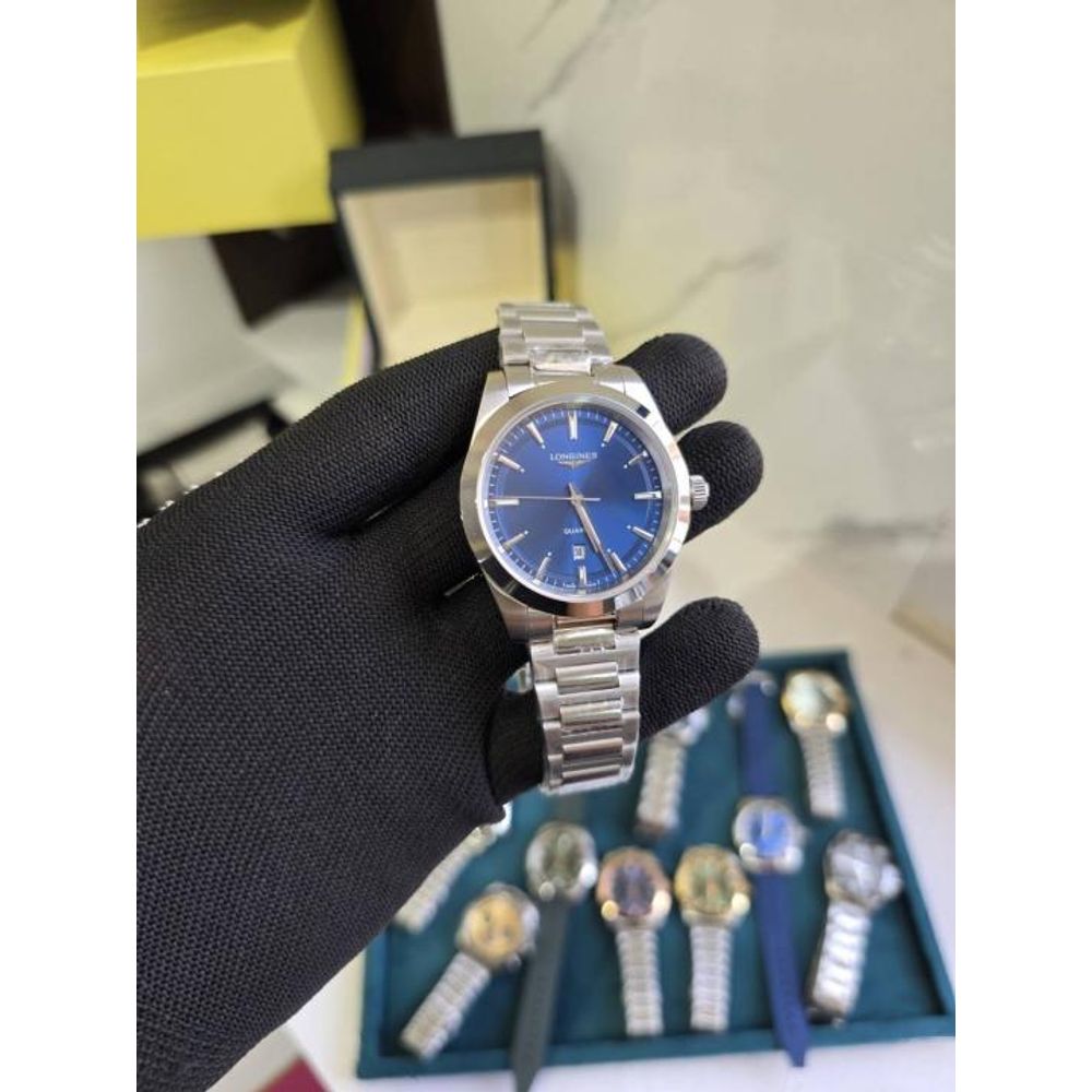 LONGINEZ CONQUEST QUARTZ ANALOG WATCH HVY 10