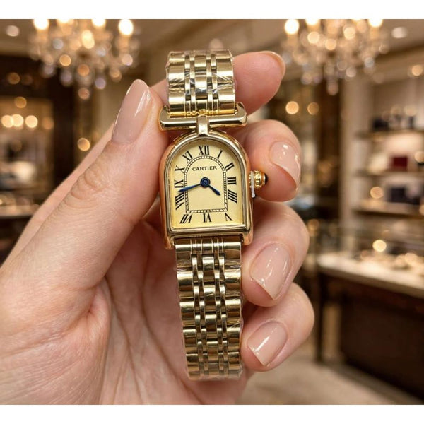 CARTIAR CALANDRE GOLD-GOLD WATCH FOR HER 1069