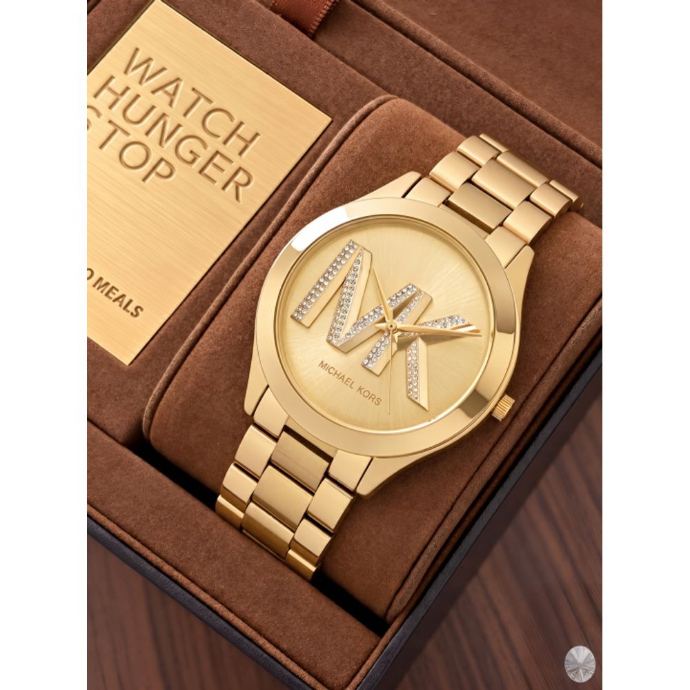 Micheal Kors Slim Runway WomenSwach gold