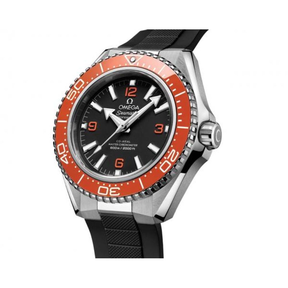 Omegg_a Seamaster Planet Ocean 600M Co-Axial Master Chronometer black orange