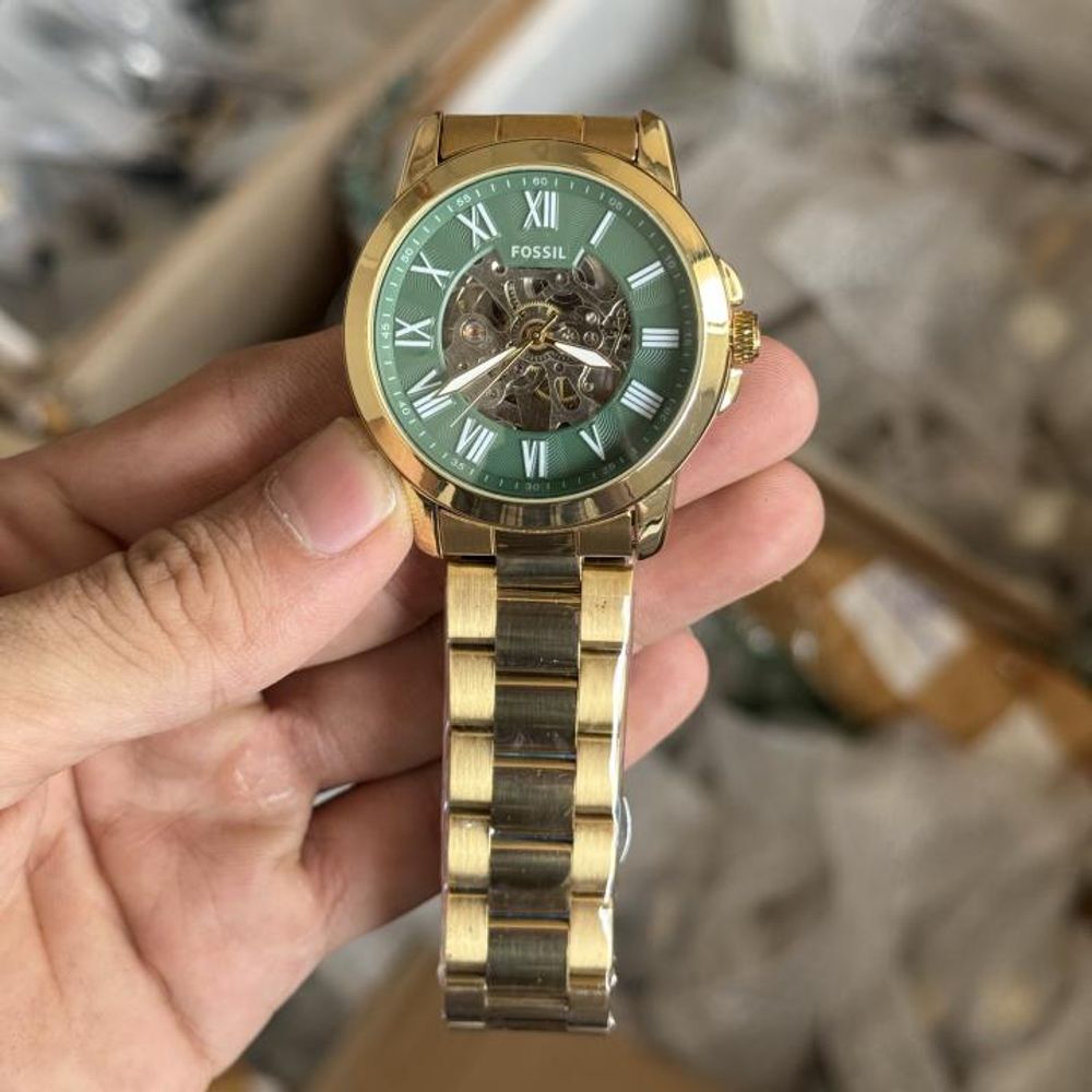 Fossiil Grant Automatic ( Back open ) Steel Quality