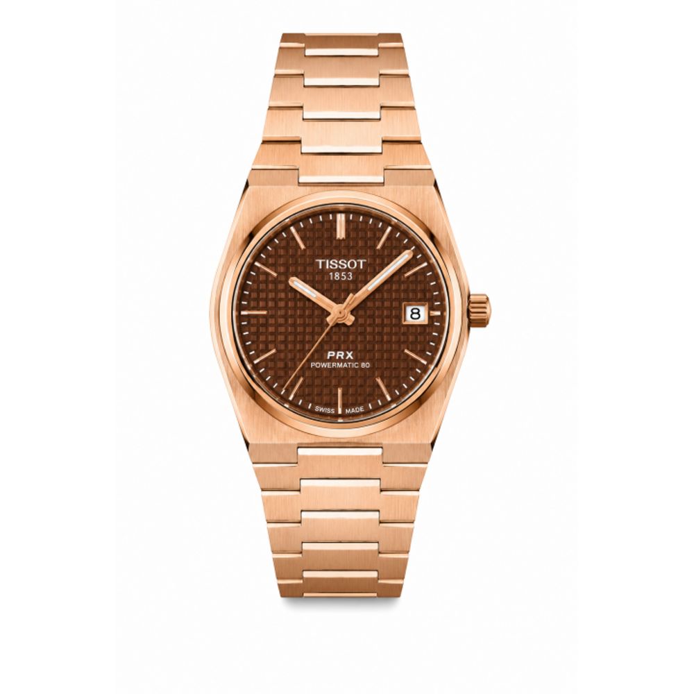 Tissoot PRX Powermatic 80 Copper Brown Dial Ladies