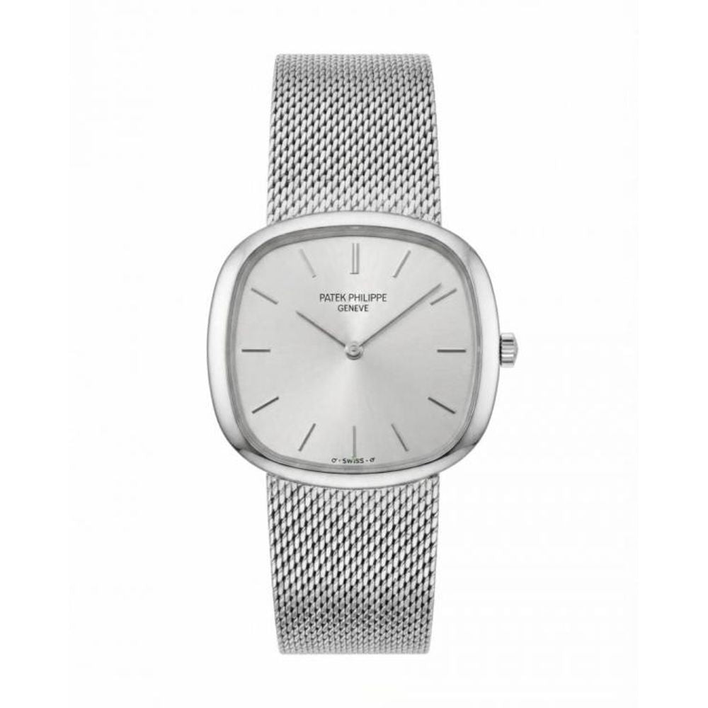 Patek philipe Ellipse Timepiece Silver White  Dial