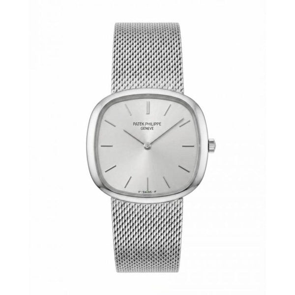 Patek philipe Ellipse Timepiece Silver White  Dial