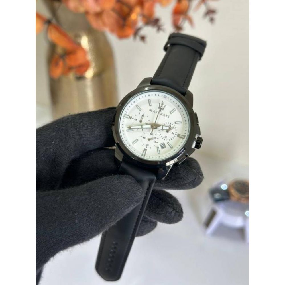Maserati Chronograph 1st Quality AAA Black White