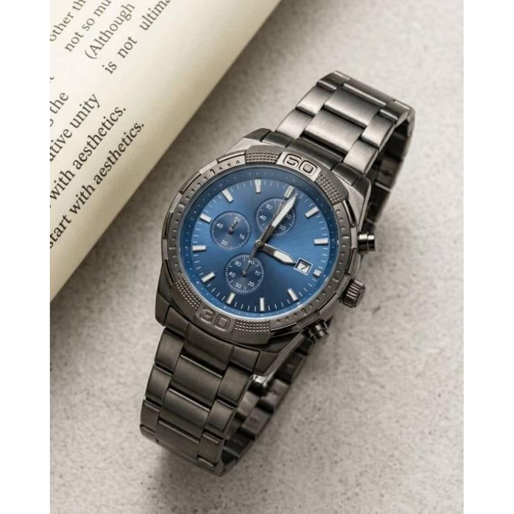 Fossi Bronson Chronograph (All Working) Smoke blue