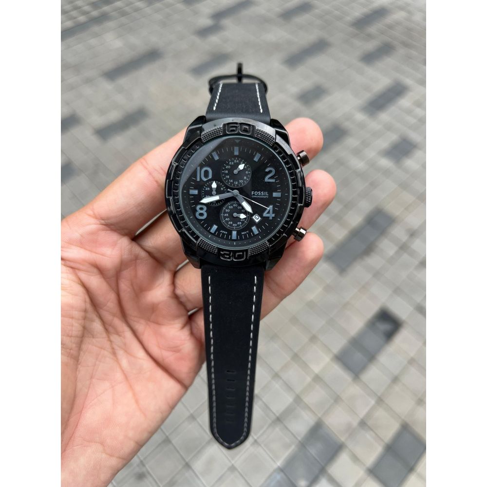 Fossi l Bronson Chronograph Black
