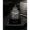Raado True Square Automatic Open Heart Black