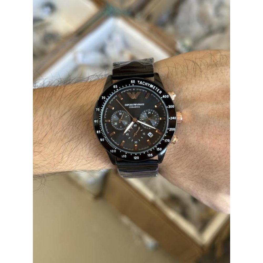 Emporio Arma i Chronograph (All working) Best Quality