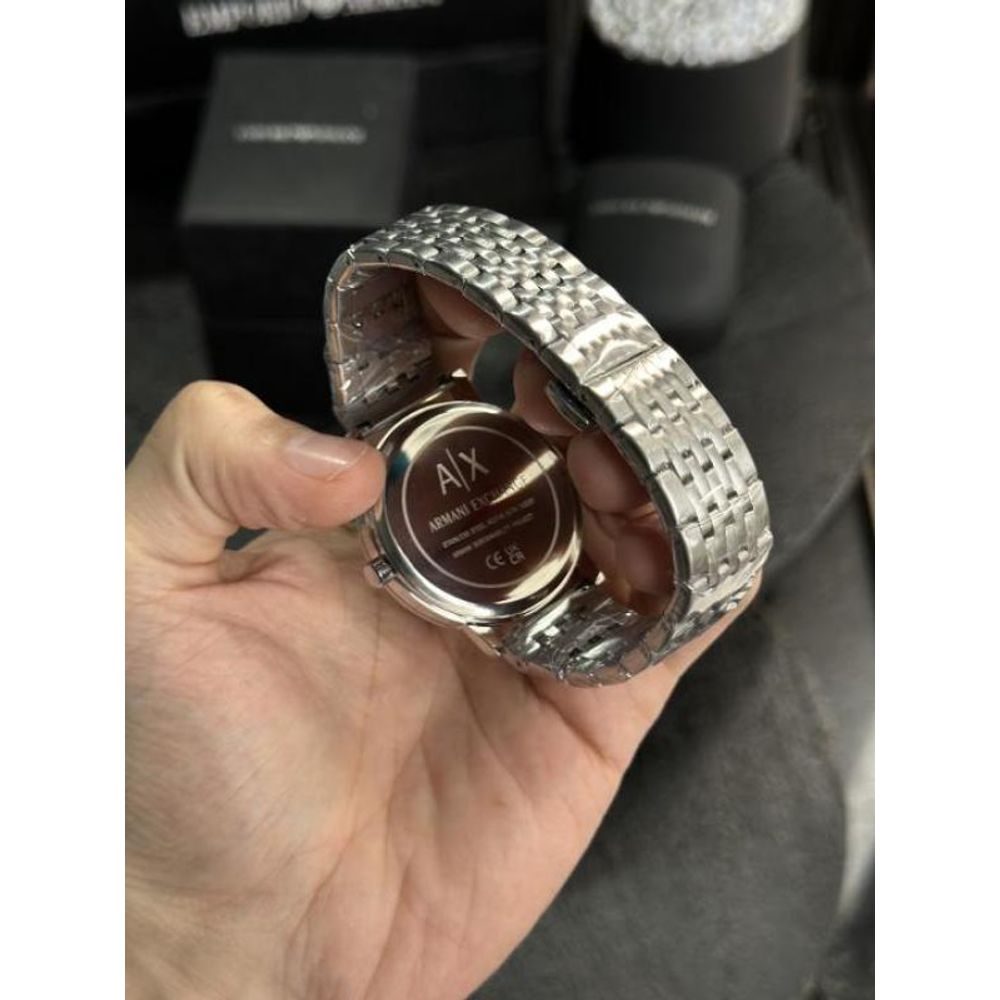 Arma i Exchange AX Silver White Premium Watch