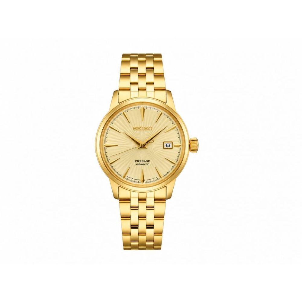 Seiko Presage SRPK48 Japan Full Gold Dial  (201)