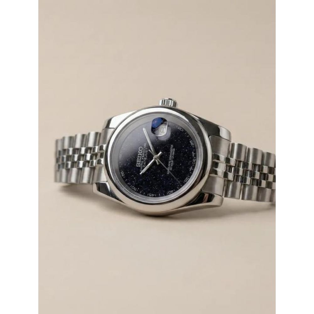 Seiko Oyster Perpetual Date Just Galaxy Black