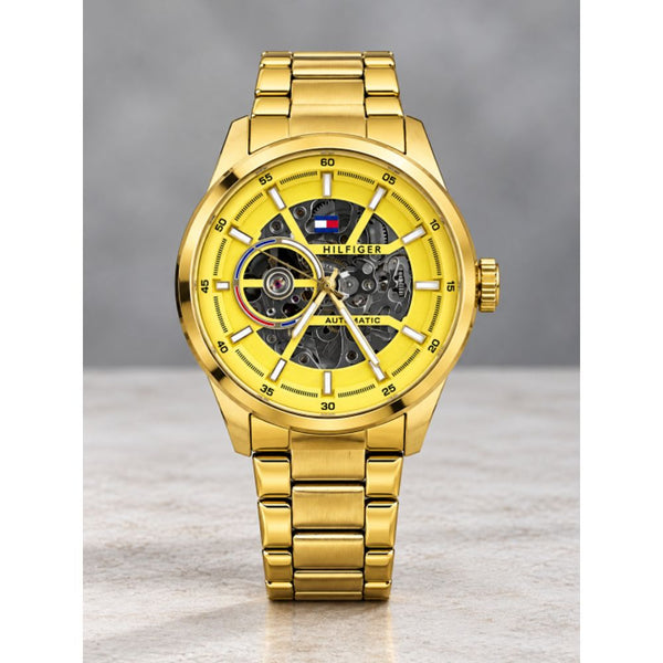 Tommy Hilfigar Automatic Full Gold AT147