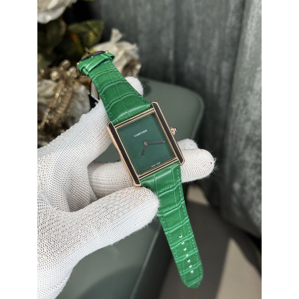 Cartie r Tank Louis Copper Green Slim Premium Watch