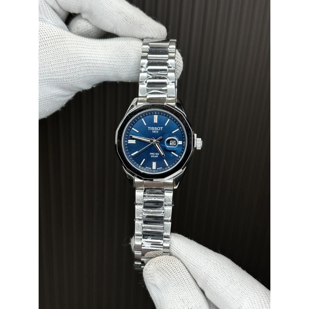 Tisso t PRC100 Silver Blue Premium Watch