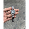 Michael kor s Chain Lock Women s Silver White