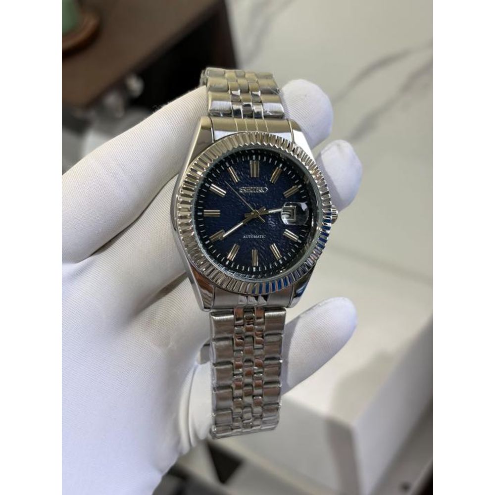 SEIKO DATE JUST BLUE TEXTURE 1179