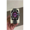 SEIK O MOD DATE JUST PURPLE TEXTURED DIAL 661
