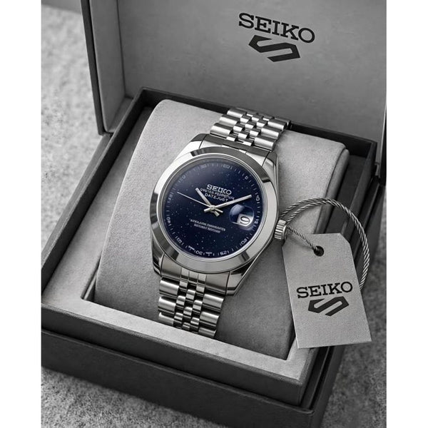 Seiko Galaxy Oyster Perpetual Date Just Blue