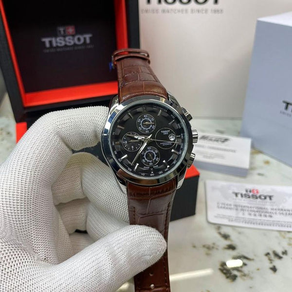 Tissoo_t 1853 Couturier Brown-Silver-Black