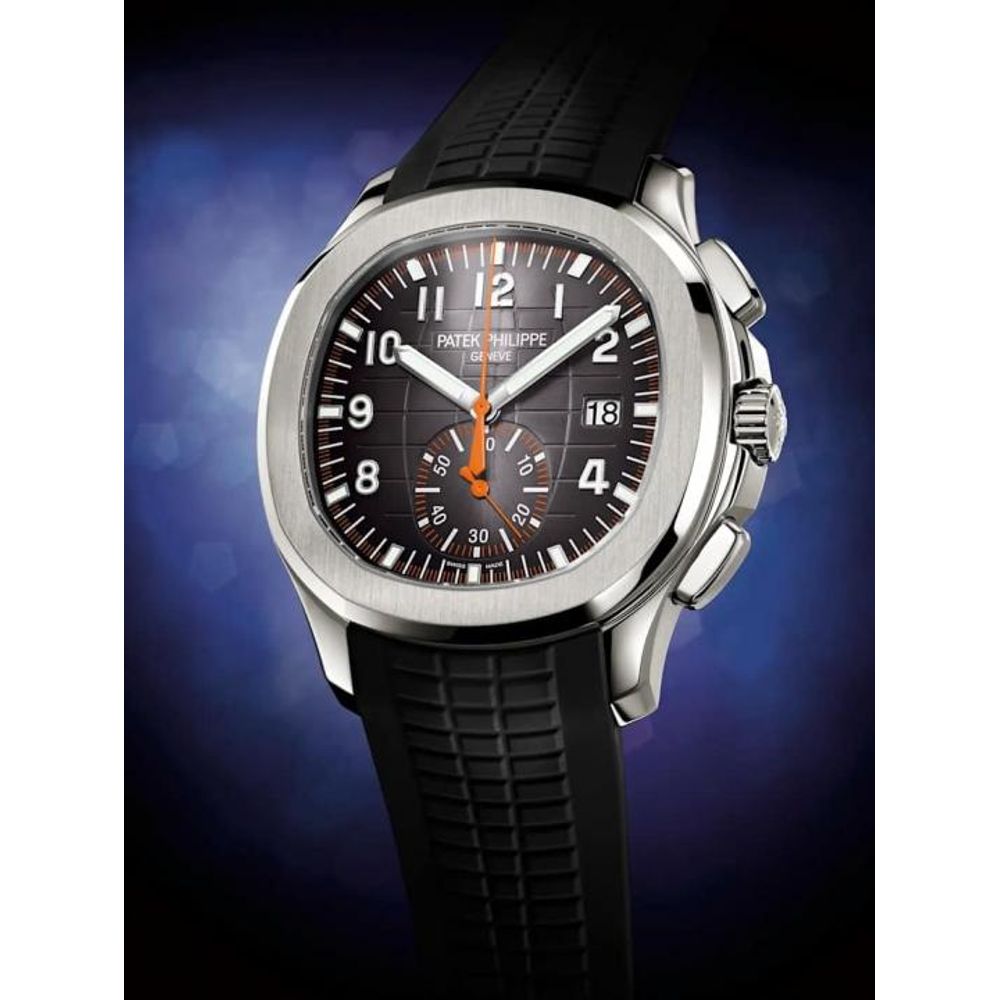 Patek Philipe Aquanaut Chronograph5968 silver Black