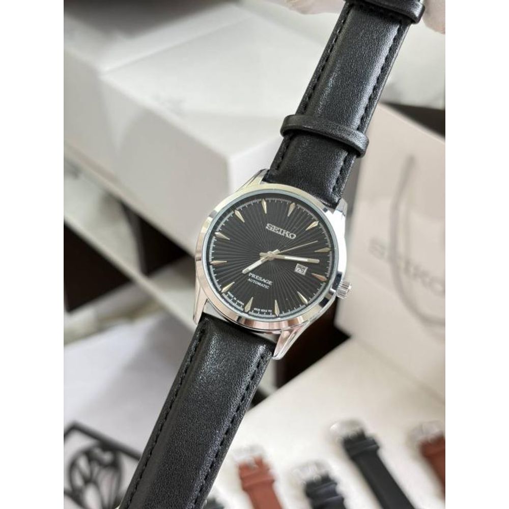 SEIK O PRESAGE LEATHER QUARTZ 929