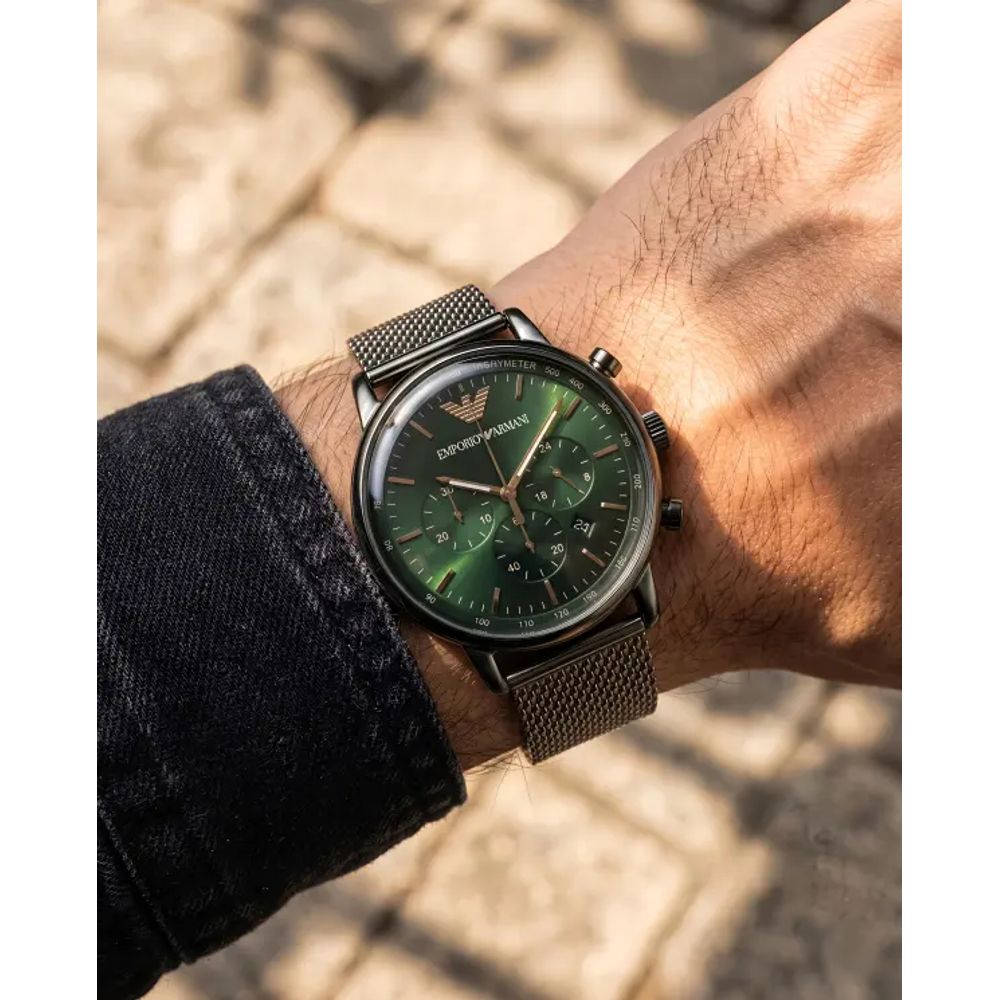 Emphorio Arrwa%! AR1808 Luigi Black Green