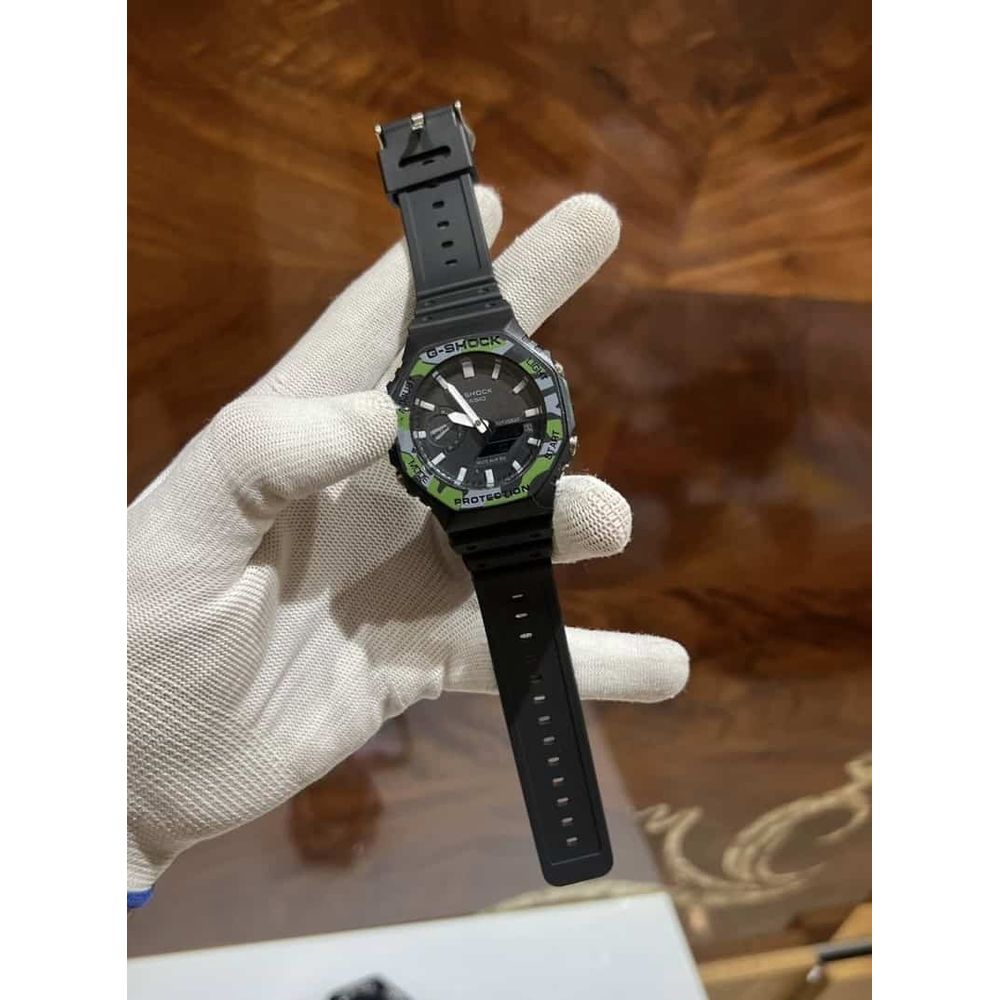 G - Shock Camo Print With Black Belt Premium Watch