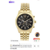 Michael Kor s Lexington Gold Black Premium Chrono