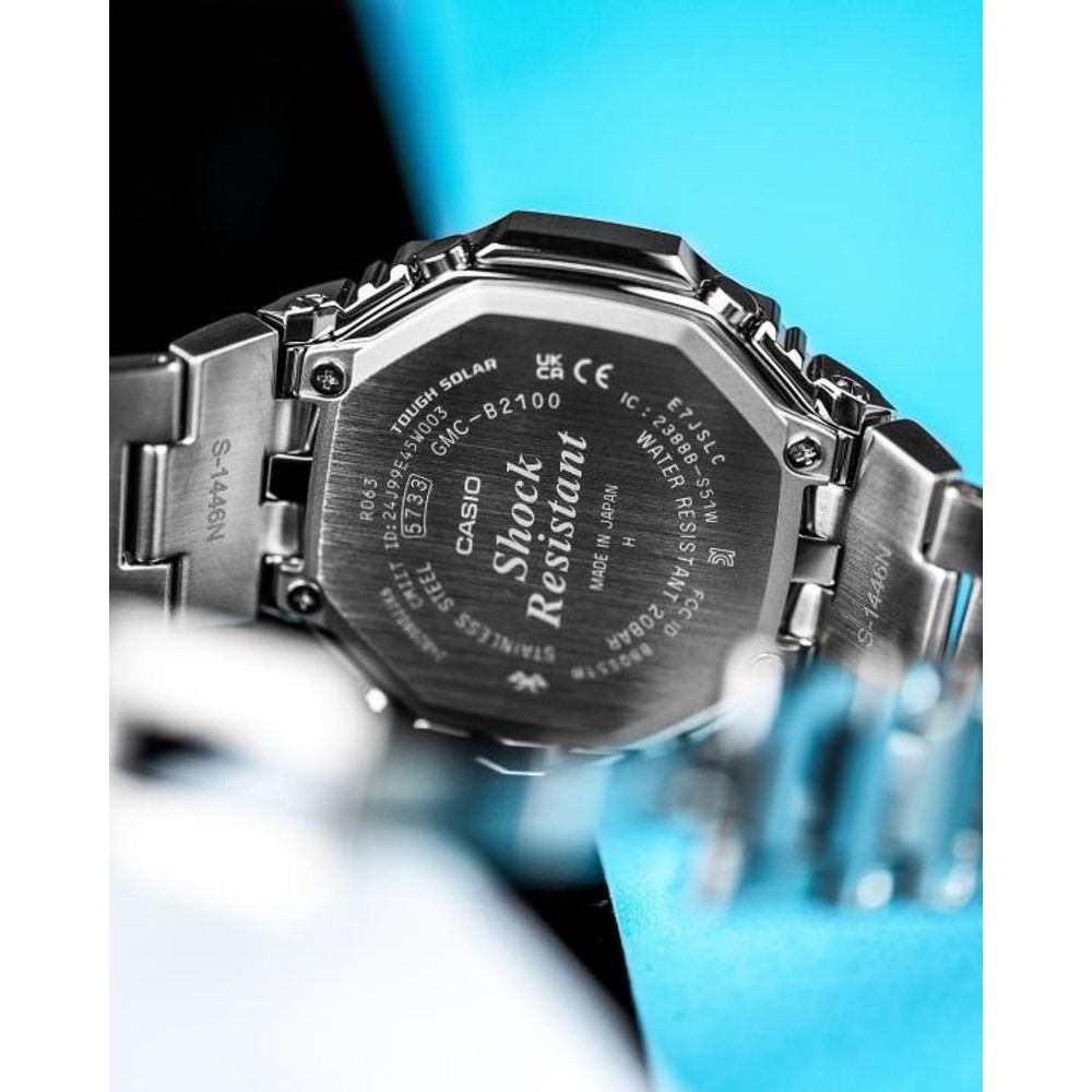 Casi o gshock gmc-b2100 silver blue 632