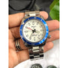 Seiko GMT Open Back Silver White AT459