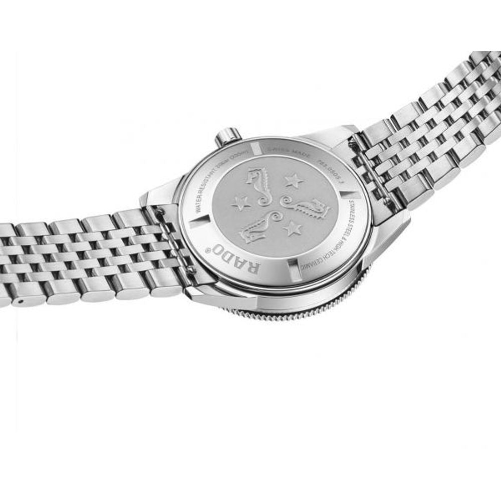 Raddo Captain Cook Automatic watch silver blue