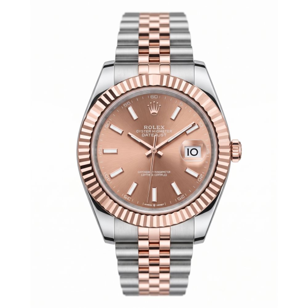 Rolee_x Oyster Perpetual Date Just Two Tone Copper Dial