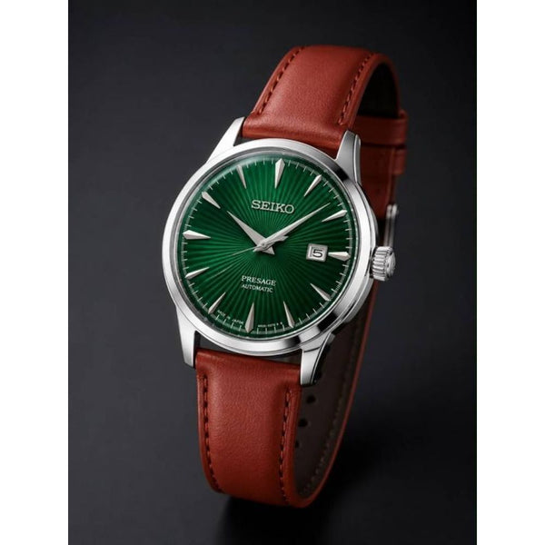 SEIK O PRESAGE LEATHER QUARTZ 933