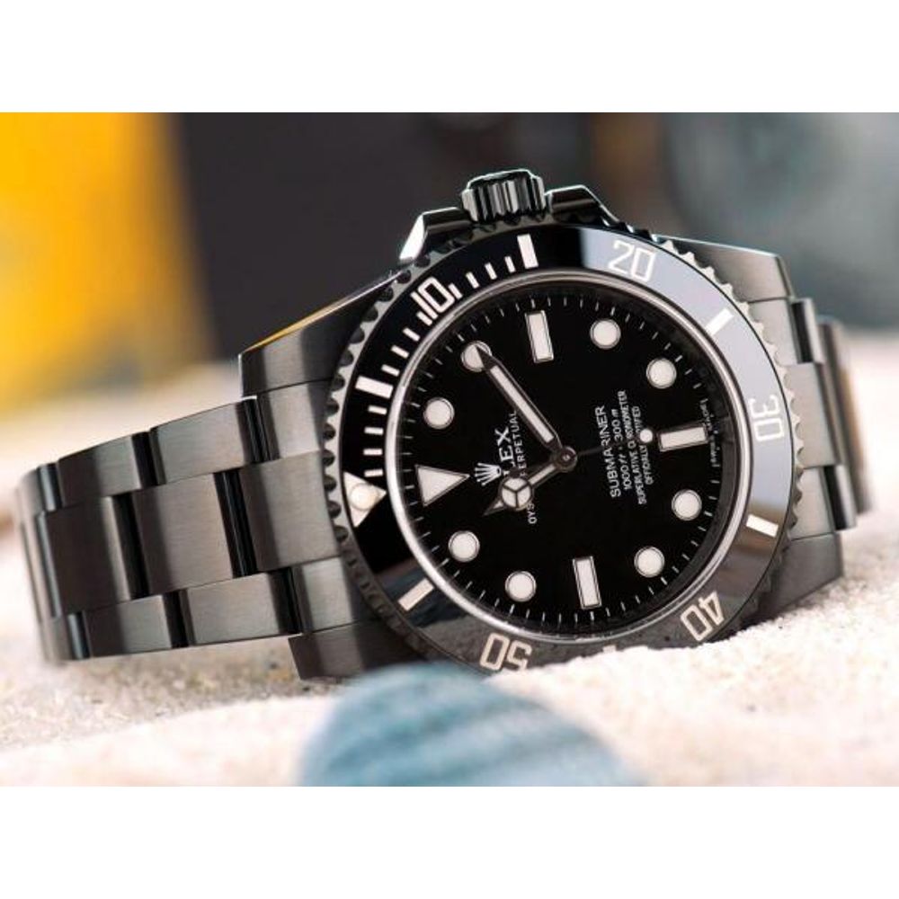 Rolee_x Oyster Perpetual Submarine Black