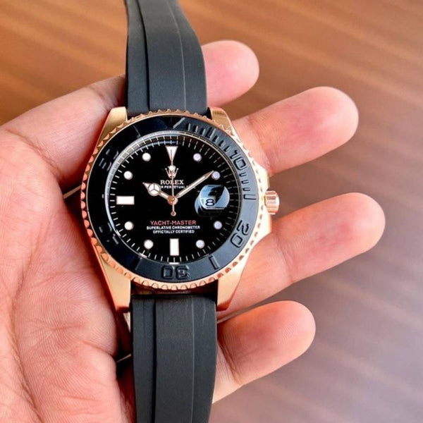 ROLLEX YACH ROSEGOLD WATCH