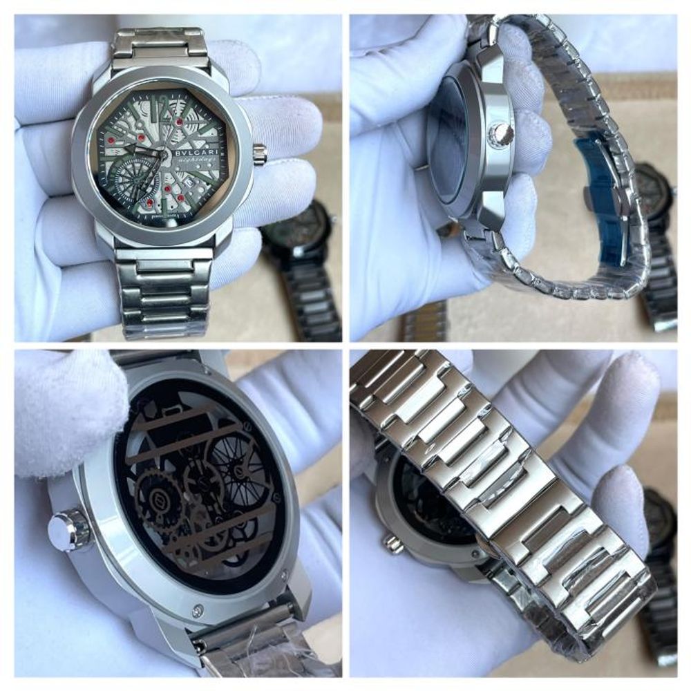 BVLGARI METAL SILVER AT506