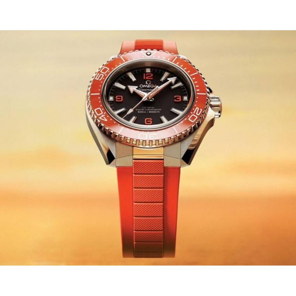 Omegg_a Seamaster Planet Ocean 600M Co-Axial Master Chronometer full Orange
