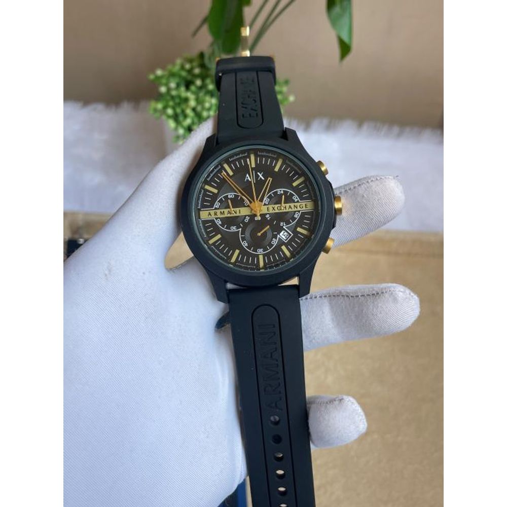 ArrWa%! Exchage AX2436 Chronograph Black AT525