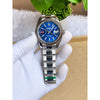 Rollex DateJust Automatic Premium FST Oyster Silver Blue Dial AT468
