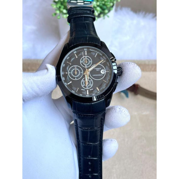 Tisot Couturier Chronograph Full Black AT298