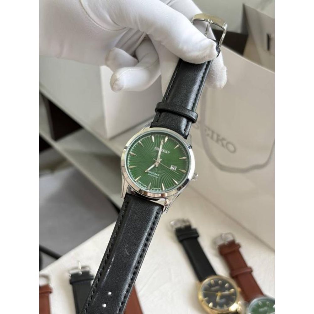 SEIK O PRESAGE LEATHER QUARTZ 931