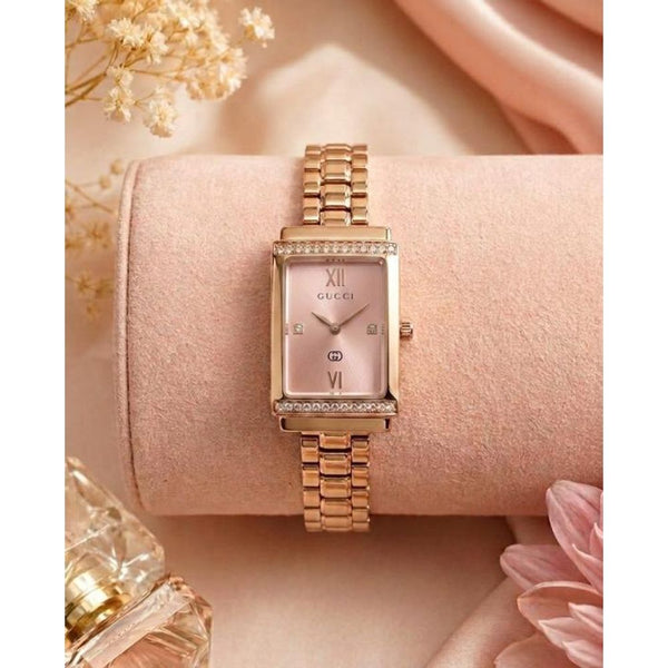 Guccc_i Frame Rectangular copper Pink