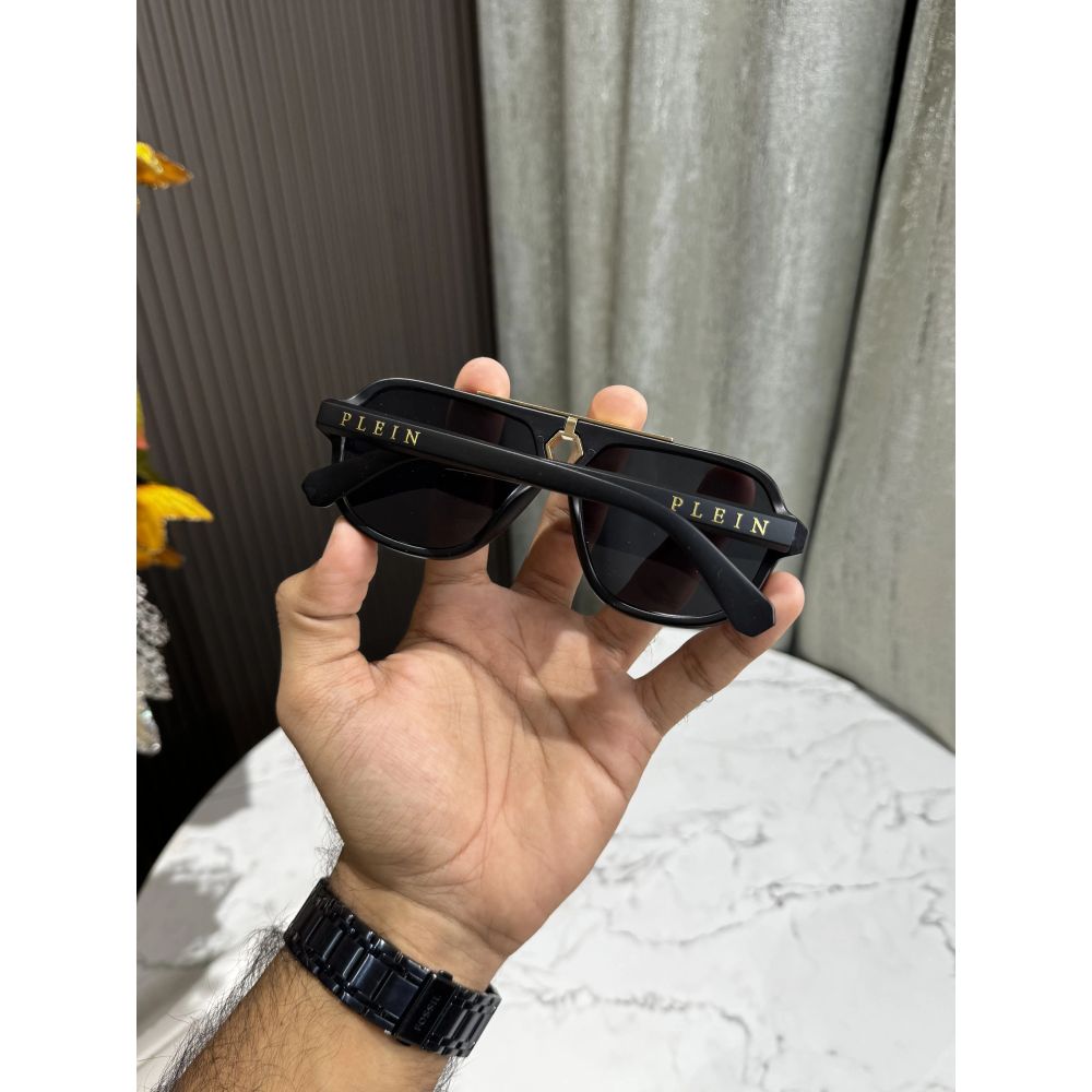 Philipp Plein Gold Black Premium Shades 4339