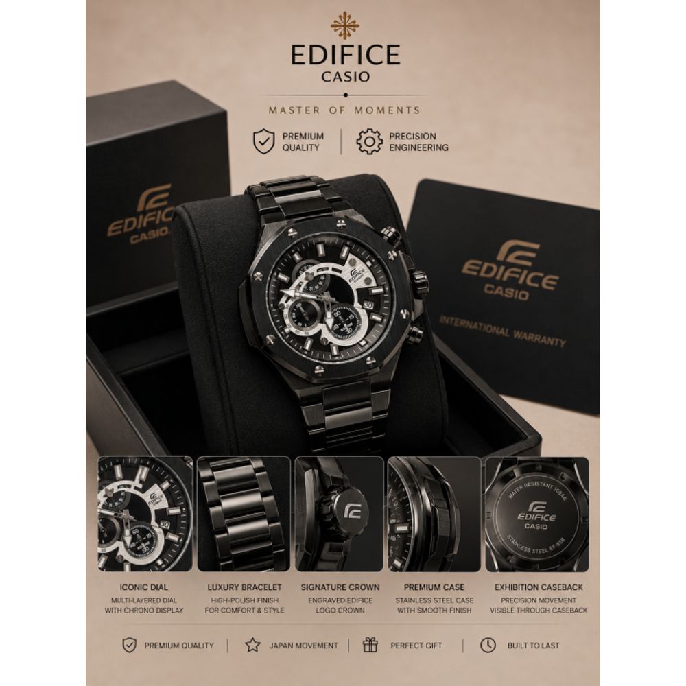 Casio Edifice EFR-569DB-1AVUDF Chronograph