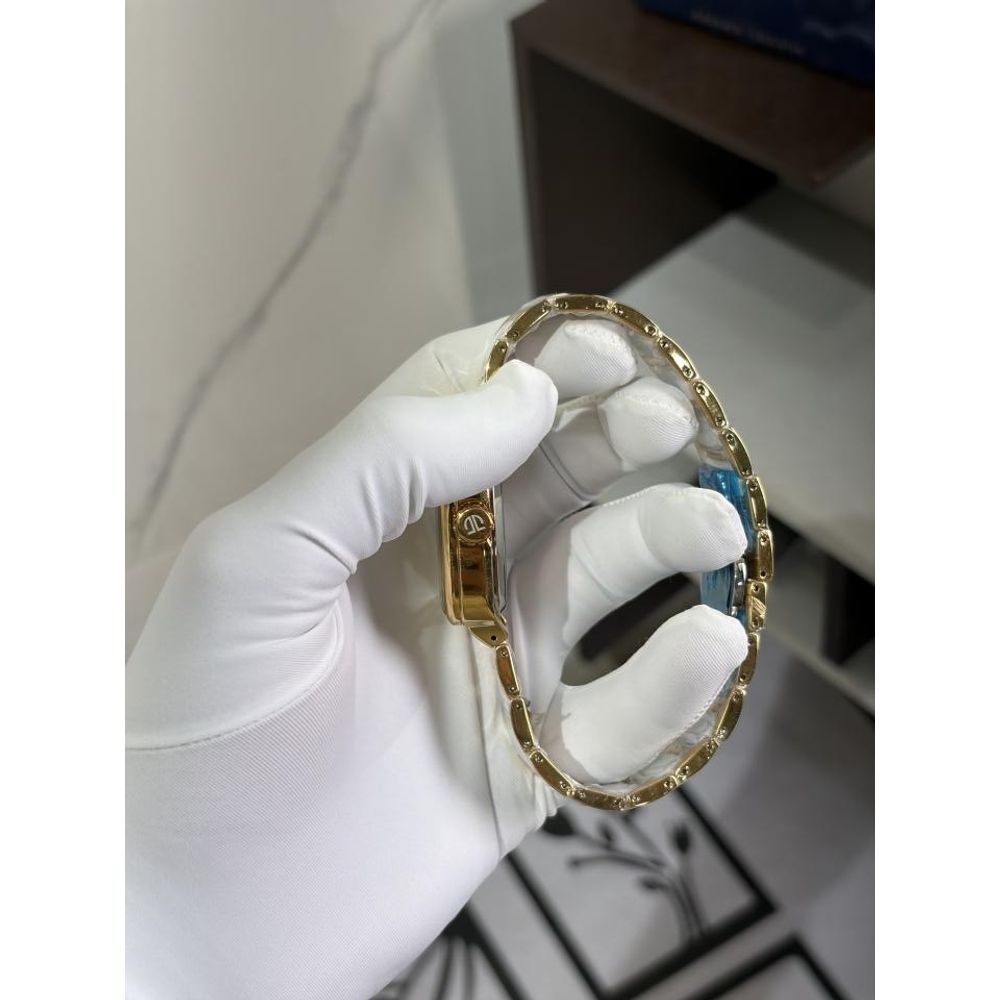 TITA AN CERAMIC FUSION SKELETON AUTOMATIC RICH WHITE GOLD  MENS HVY 1168