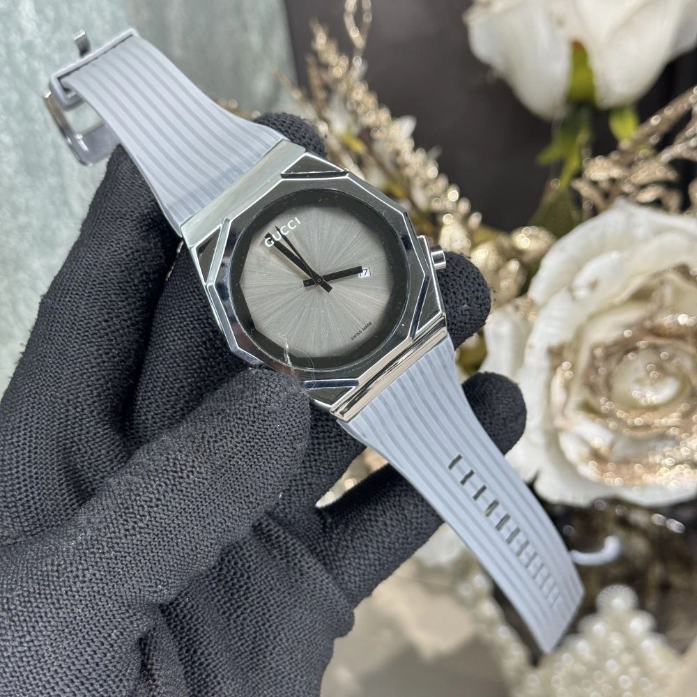 Gucc i All Grey Quartz Premium Watch