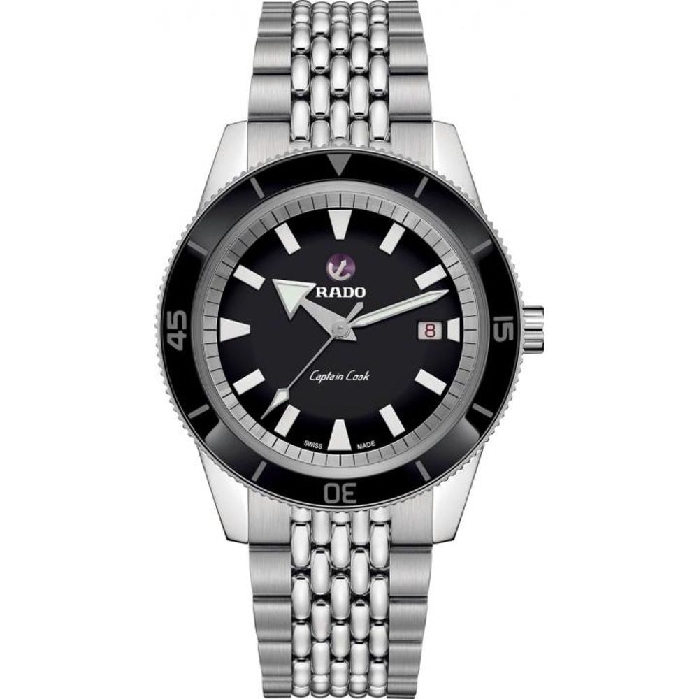 Raddo Captain Cook Automatic watch silver Black