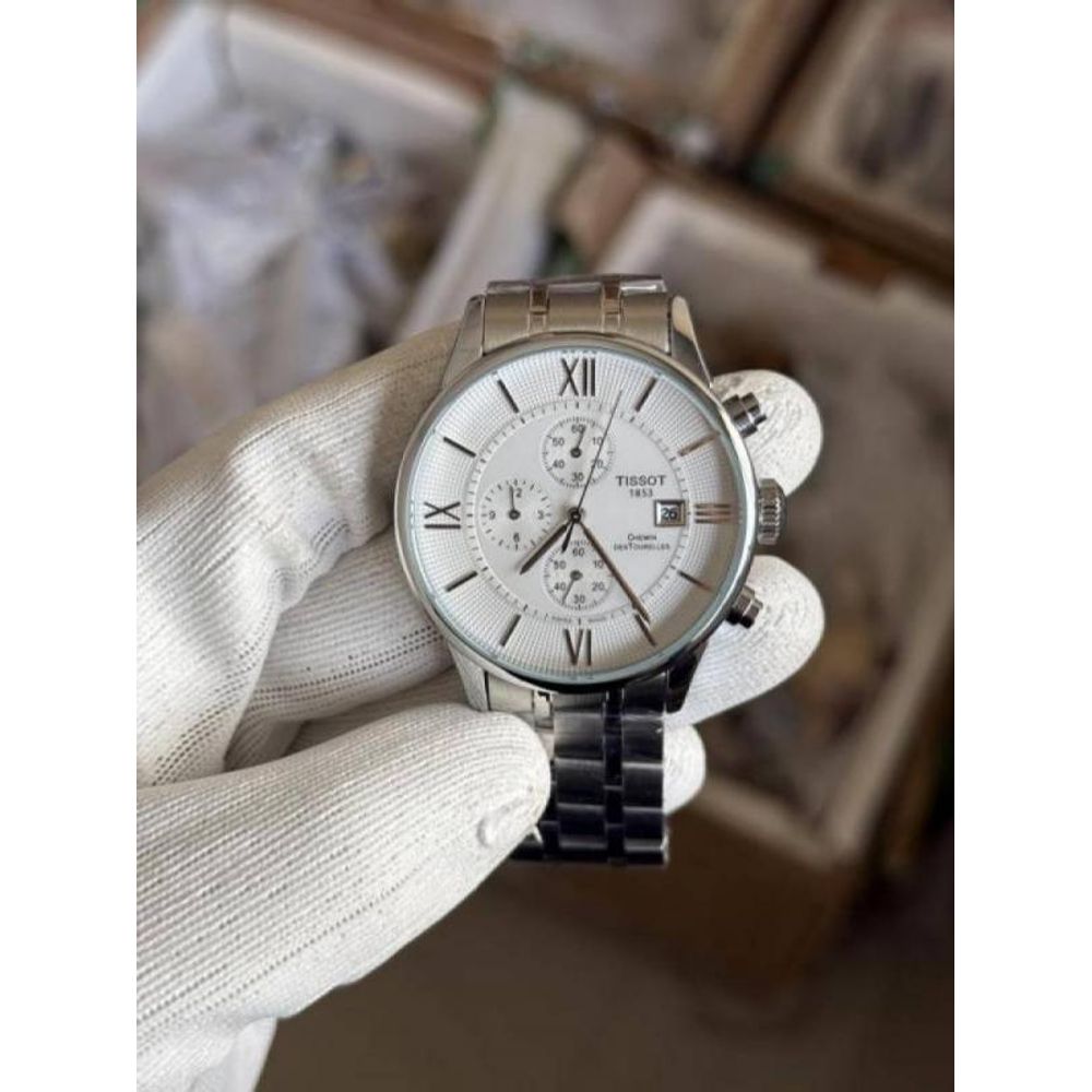 Tisot Chemin 1853 Chronograph White (All Working)