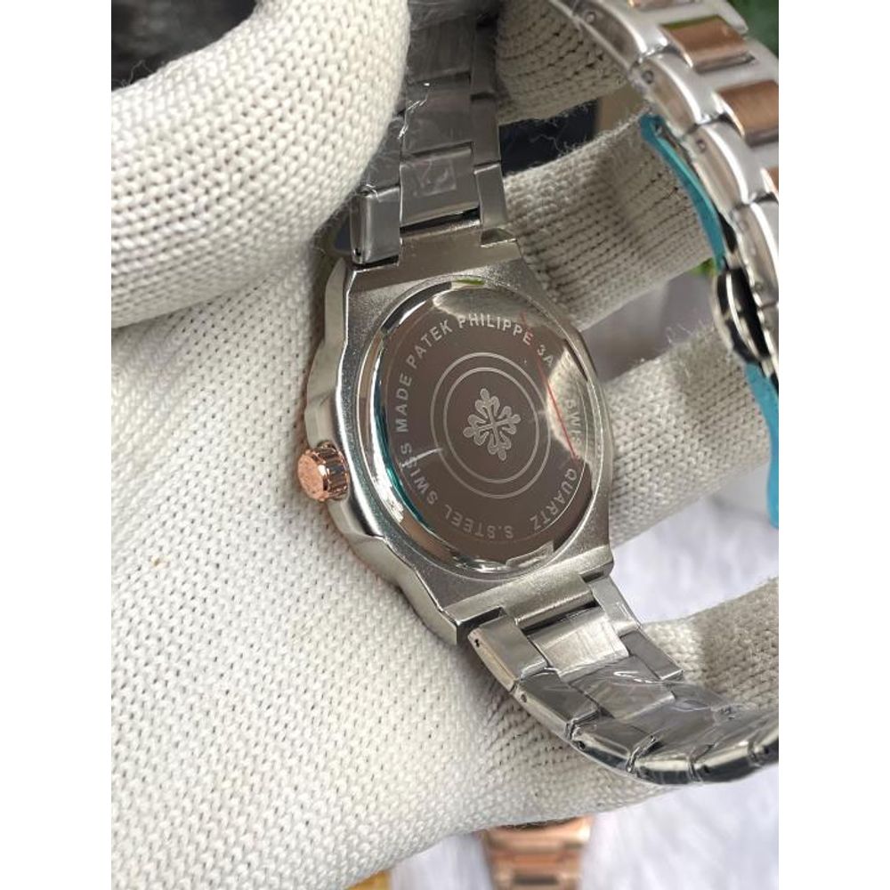 PATEK PHILIIPPE SUN TWO TONE BLACK DIAL AT456